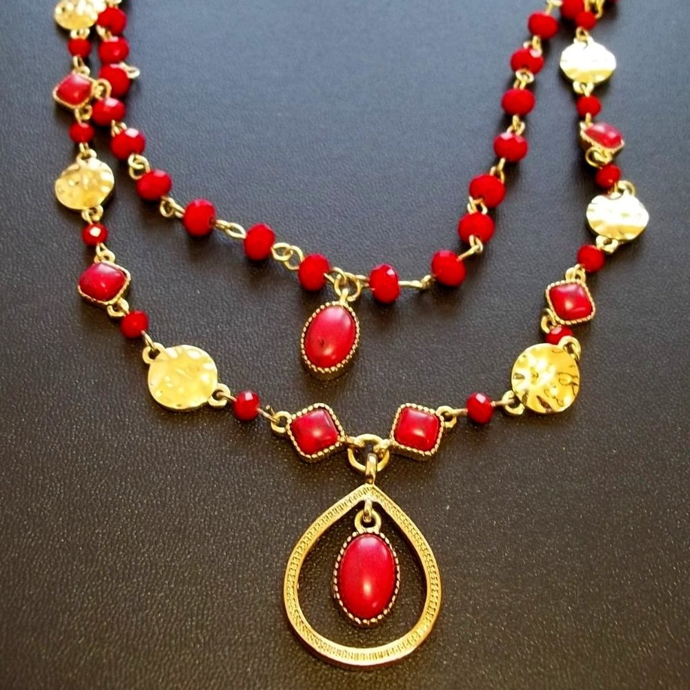 Lucky Brand Double strand necklace